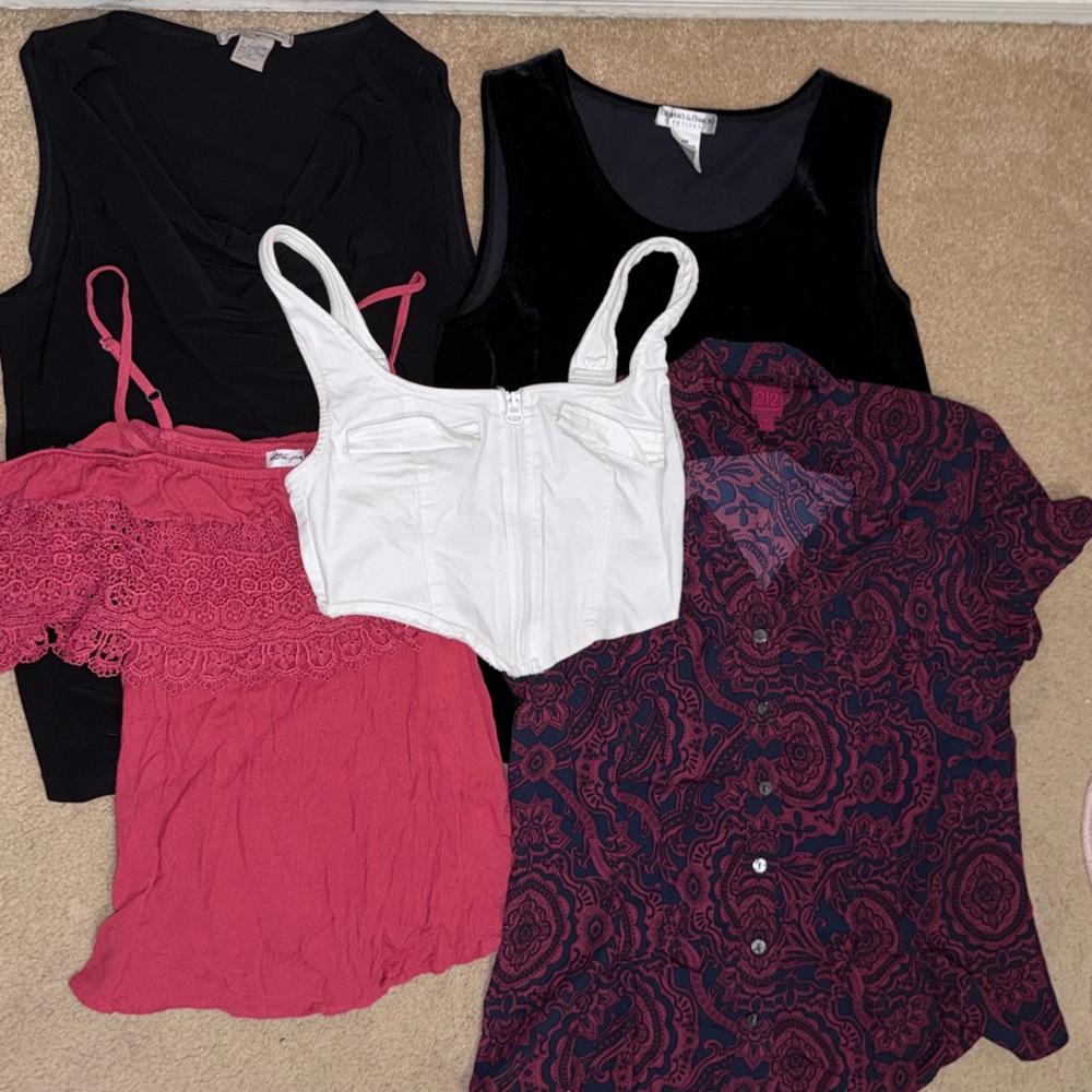 Stylish Women's Clothing Bundle - Black, Pink, White